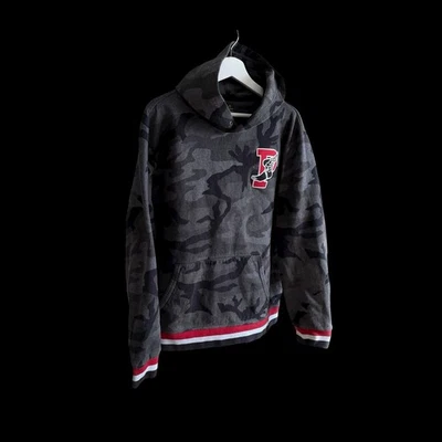 Pulôver Ralph Lauren Polo P Wing com capuz preto cinza camuflado tamanho XL - Imagem 1 de 4