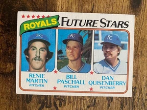 DAN QUISENBERRY 1980 TOPPS ROOKIE CARD, KANSAS CITY ROYALS - Picture 1 of 1