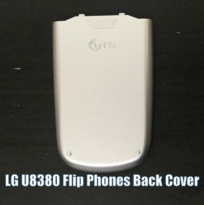 PUERTA BATERÍA TELÉFONOS LG U8380 ABATIBLE / TAPA TRASERA LG U8380. NUEVO - NUNCA USADO. PLATA Foto 1 de 4