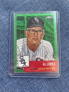 2022 Topps Chrome Platinum Anniversary #85 Al Lopez Green Wave Refractor #/99 - Picture 1 of 2