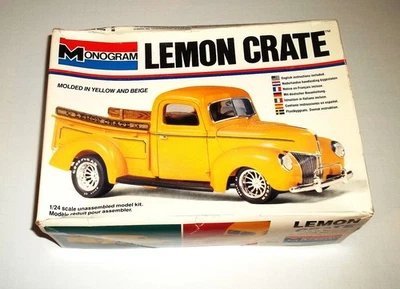 VintageMonogram 1/24 Scale 1940 Ford Lemon Crate #2265 BOX ONLY! Very Good! - Image 1 of 2