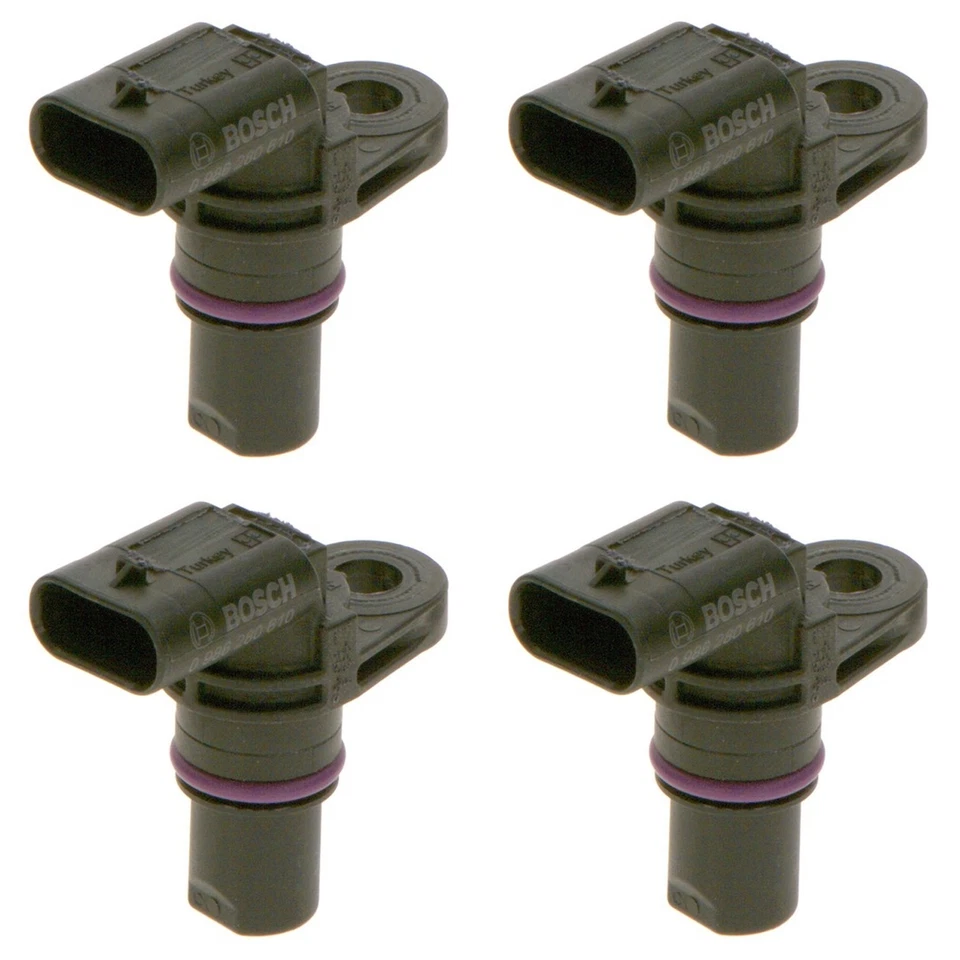 Juego de sensores de posición del árbol de levas del motor Bosch 4 piezas para Audi A6 A7 A8 Quattro Q7 R8 Foto 1 de 1
