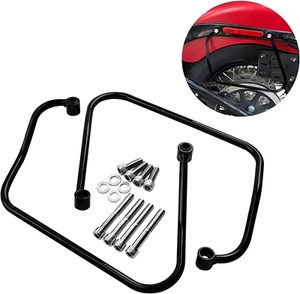 Saddlebag Supports Bracket Mount Kit for Harley Softail Standard 2020-2023, Stre - Picture 1 of 12