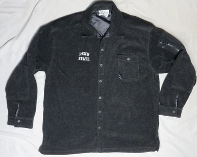 PENN STATE MENS SHIRT 2XL CELO HEAVYWEIGHT FLEECE BUTTON FRONT CARGO POCKET VTG - Image 1 of 4