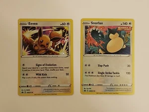 Eevee & Snorlax Chilling Reign Promos SWSH118/SWSH119 (1 di ciascuno) NUOVO DI ZECCA - Foto 1 di 7