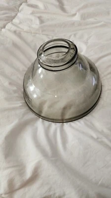 Pottery Barn 8769044 Green Vintage Glass Hood Shade Pendant Globe Glass - Image 1 of 4