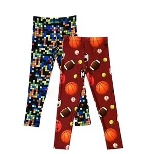 2pack Kids Boys Toddler  Leggings Athletic Base Layer Soccer Gymnastics Sport - Picture 1 of 12