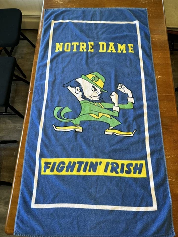 Notre Dame Fighting Irish Jay Franco NCAA Football Graphic Beach Towel Wall Art Cover