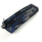 TUMI Accent Accessory Cord Pouch Blue Camo with Grey Carry Loop