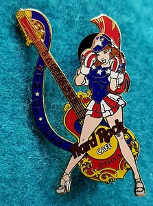 BALTIMORE SEXY 4th JULY BOXING GLOVES HELMET CHEERLEADER GIRL Hard Rock Cafe PIN - Picture 1 of 1