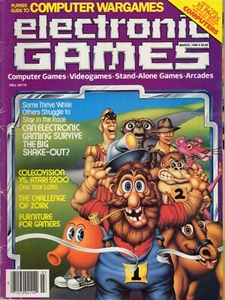 March 1984 Electronic Games Magazine, Colecovision VS. Atari 5200, Nice, L@@K - Picture 1 of 2