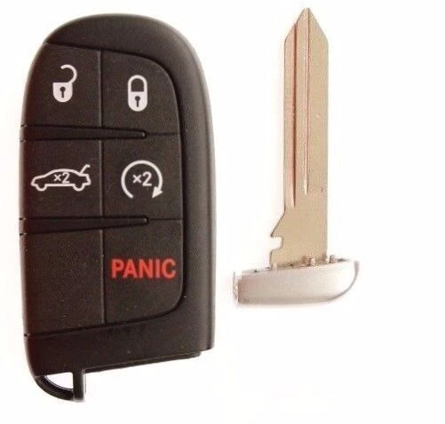 OEM Dodge Charger Control Remoto Prox Llavero Sin Cortar Transmisor 4 Butt Arranque Push Fobik Foto 1 de 1