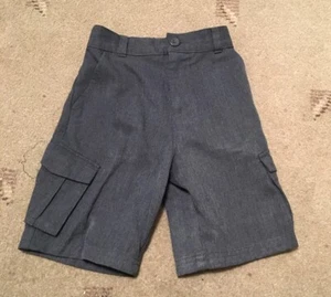 BOYS-SCHOOL-SHORTS-GREY-AGE 5-6 - Picture 1 of 1