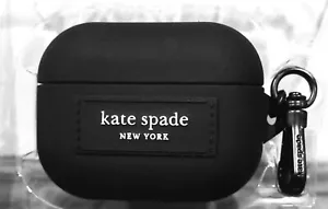 Kate Spade New York Apple AirPods Pro 1st & 2nd Generation Case BLACK New - Picture 1 of 4