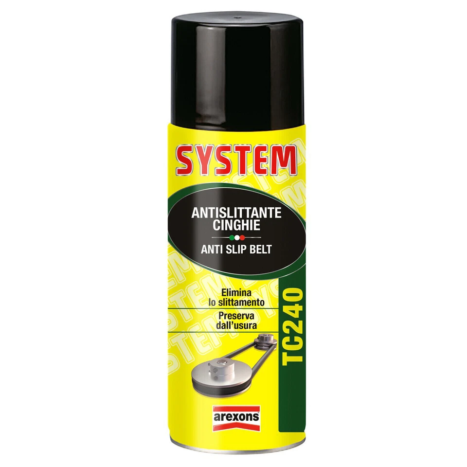 AREXONS 4240 ANTISLITTANTE PER CINGHIE ELIMINA LO SLITTAMENTO SPRAY DA 400 ML.