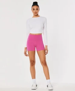 Hollister Gilly Hicks Active Recharge HIGH-RISE SHORTIE 3" Größe Large - Bild 1 von 4