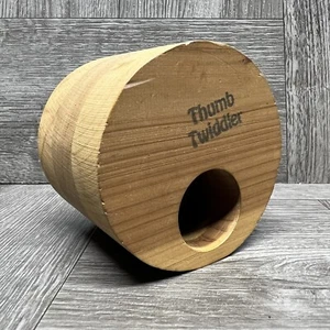 Vintage Wood THUMB TWIDDLER Simple Relaxing Boring Wooden Fidget Toy Pre-Owned - Picture 1 of 18