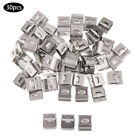 5-100Pcs Solar Panel Photovoltaic Cable Clip Stainless Steel Clamp Wire Clips