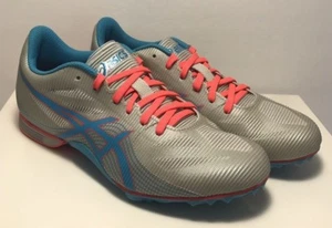 Asics Womens Size 7 Hyper Rocket Girl 7 Track & Field Shoes Grey Blue Shoes - Picture 1 of 7