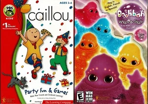 Caillou Party Fun & Games and Boohbah Wiggles & Giggles Pc Both New In Boxes - Picture 1 of 3
