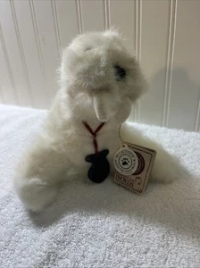 Boyds Bears Wally Fishbreath White Walrus Plush Style #55218 Fish Necklace 8" - Picture 1 of 4