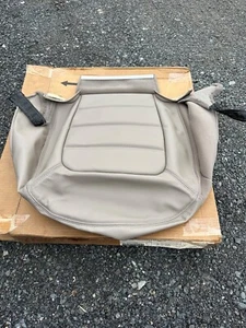 2002 2003 2004 2005 Ford Explorer XLT Passenger Bottom Leather Seat Cover Tan OE - Picture 1 of 5