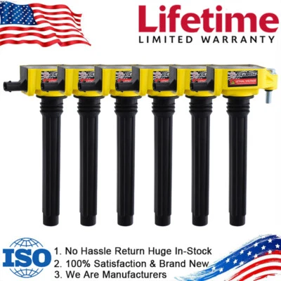 6x Bobinas de encendido UF648 05149168AI para Dodge Charger Jeep Ram Chrysler EE. UU. Foto 1 de 4