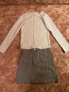 (Brand New) Girls Paisley Lane  ribbed top and skirt set size 12 - Picture 1 of 3