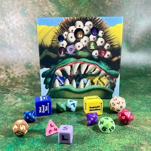 Juego de dados personalizados Monty Python's RPG Black Beast (12) SW (Nuevo) - Imagen 1 de 7