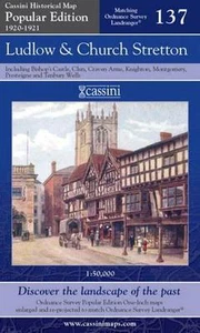 Ludlow and Church Stretton(Cassini Popular Ed.Historical Map,folded,2007)NEW - Imagen 1 de 1