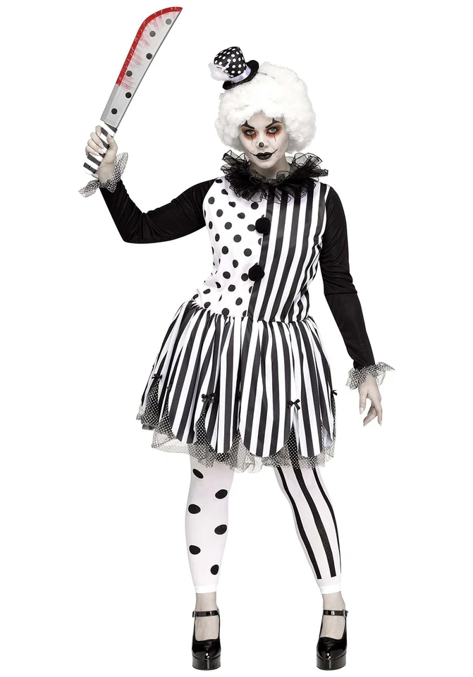 Women's Plus Size Killer Clown Costume - Image 1 of 1