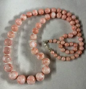 "Collar graduado piel de ángel oro 14k 28,5"" 84,10 gramos" - Imagen 1 de 9