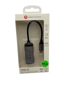 ADAM Elements CASA E1 | Type-C To Gigabit Ethernet Adapter AAPADE1GY - Picture 1 of 3