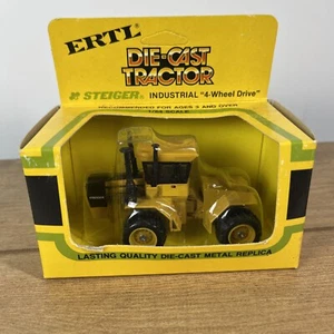ERTL STEIGER INDUSTRIAL 4 WHEEL DRIVE DIE CAST TRACTOR #1980 NEW IN BOX - Picture 1 of 10