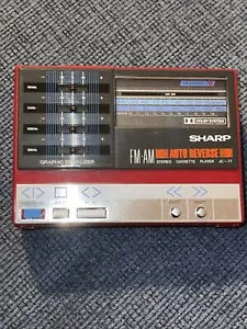 SHARP Jc-77 cassette player /radio NEED NEW BELTS - Picture 1 of 12