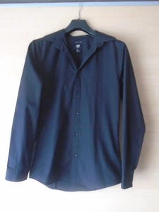 * H & M * Langarm-Hemd * Gr. S * schwarz * Top-Zustand * - Bild 1 von 2