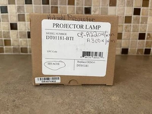 LÁMPARA PROYECTOR ORIGINAL HITACHI DT01181 CON CARCASA CP-A220N CP-A22IN CP-A25N/E5-6 - Imagen 1 de 5