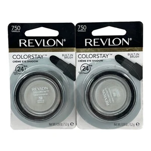 Revlon ColorStay Creme Eye Shadow 750 Vanilla White Sparkly Glitter 24 hrs 2 PK - Picture 1 of 2