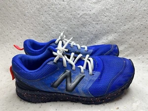 New Balance Nitrel v3 Boys Sz 3 KTNTRPNY Kid Trail Running Shoes Sneakers Blue - Picture 1 of 10