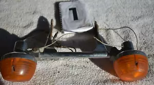 1971 Honda CL70 SCRAMBLER CL70 REAR Turn Signals and Bracket #1 - Picture 1 of 18