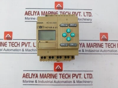 Omron ZEN-10C1AR-A-V1 Programmable Relais Unité Avec LCD AC100-240V 24VDC 250VAC - Photo 1/4