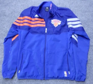 Adidas Mens New York Knicks Windbreaker Jacket  L NBA Teamwear Athleisure  - Picture 1 of 13