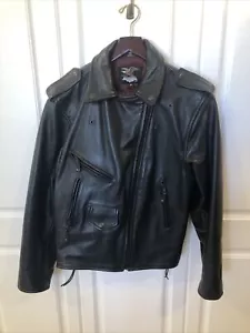 Jamin Leather Women’s Motorcycle Jacket Sz 12 Thinsulate Liner VG+ - Picture 1 of 13