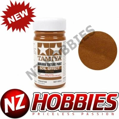 TAMIYA TAM87108 Diorama Texture Paint 100ml Soil Effect: Brown - Image 1 of 2