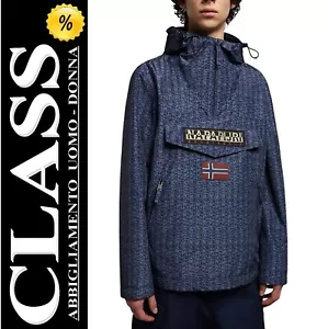 Giubbotto Uomo NAPAPIJRI Mod. RAINFOREST SUMMER (Blue AOP) poliammide (-50%) - Picture 1 of 3