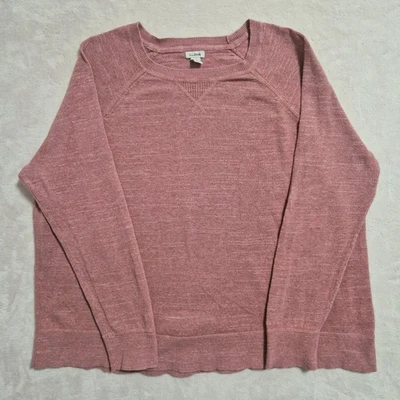 LL Bean Pullover Damen 2X Plus hellrot Pullover 100% Bio-Baumwolle - Bild 1 von 4