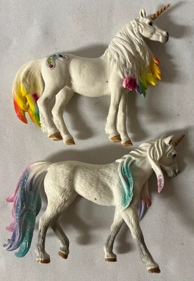 2015 & 2017 Lot of 2 SCLEICH Am Limes 69 D73527 Rainbow White UNICORNS - Image 1 of 4