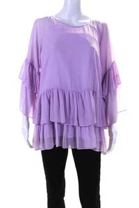Rosie Pope Womens Margot Maternity Blouse Purple Size 10 11163592 - Picture 1 of 5