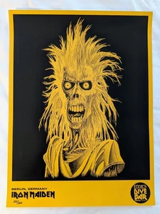 Iron Maiden 2025 Eddie's Dive Bar Berlin Poster Run For Your Lives Tour Limited - Picture 1 of 1