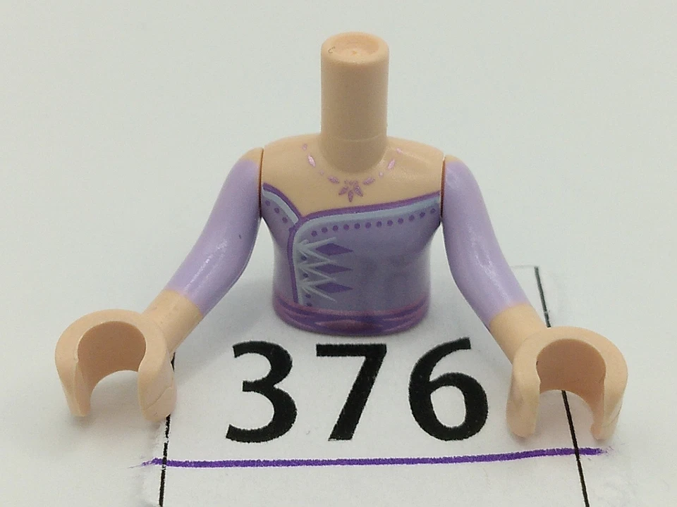 LEGO Friends Minifigura Torso Mini Muñeca Elsa Vestido Lavanda Diseño Diamante Niña 376 Foto 1 de 1